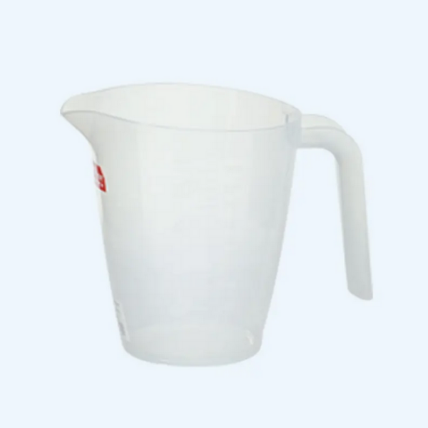 Teko Takar Plastik Transparan Basic Home BGL-2 Milli Measuring Cup 1 Liter Teko Takar Plastik Transparan Basic Home BGL-2 Milli Measuring Cup 1 Liter, Ukuran Ø 120 x H 146 mm | Raja Plastik Indonesia