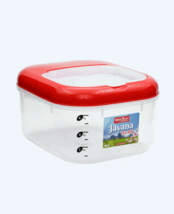 Tempat Beras / Rice Box Plastik 6 Kg Basic Home BRB-1 Javana, Ukuran 305 x 255 x 165 mm | Raja Plastik Indonesia