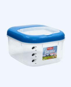 Tempat Beras / Rice Box Plastik 6 Kg Basic Home BRB-1 Javana, Ukuran 305 x 255 x 165 mm | Raja Plastik Indonesia