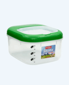 Tempat Beras / Rice Box Plastik 6 Kg Basic Home BRB-1 Javana, Ukuran 305 x 255 x 165 mm | Raja Plastik Indonesia