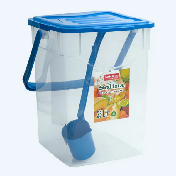 Tempat Es Buah Plastik 25 Liter Basic Home BHD-6 Solina Refreshing Jar 25 Ltr (1) Tempat Es Buah Plastik 25 Liter Basic Home BHD-6 Solina Refreshing Jar 25 Ltr Ukuran325 x 320 x 410 mm | Raja Plastik Indonesia
