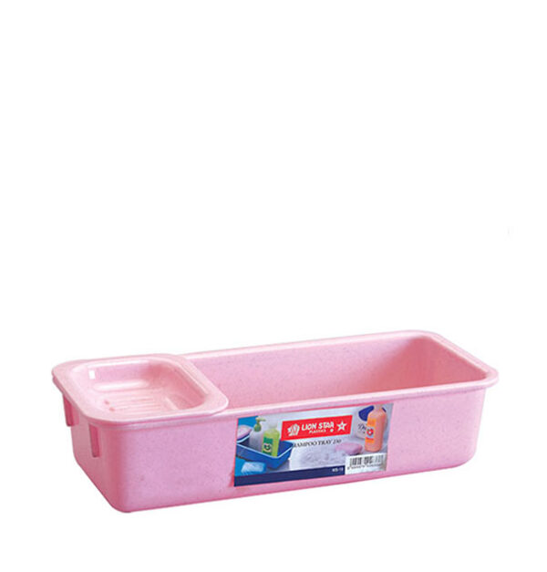 Tempat Sabun & Shampo Kamar Mandi Lion Star MB-13 Shampoo Tray 230, Ukuran 295 x 127 x H 75 mm | Raja Plastik Indonesia