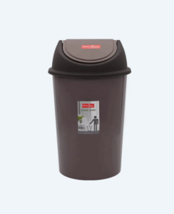 Tempat Sampah Plastik 15 Liter Basic Home BHC-1 Sonoma Round Bin, Ukuran Ø 285 x H 460 mm | Raja Plastik Indonesia