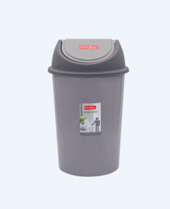 Tempat Sampah Plastik 15 Liter Basic Home BHC-1 Sonoma Round Bin, Ukuran Ø 285 x H 460 mm | Raja Plastik Indonesia