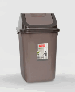 Tempat Sampah Plastik 15 Liter Basic Home BHC-5 Nitto Swing Bin 15 Lt, Ukuran 260 x 260 x 435 mm | Raja Plastik Indonesia
