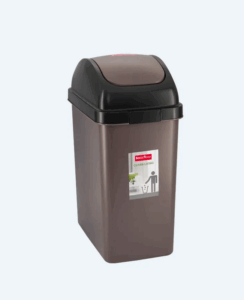 Tempat Sampah Plastik 15 Liter Basic Home C-73 Tempat Sampah Selena, Ukuran 320 x 210 x H 450 mm | Raja Plastik Indonesia