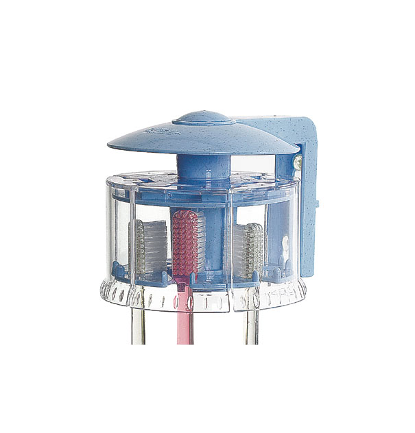 Tempat Sikat Gigi Plastik Putar Lion Star TB-3 Rotary Tooth Brush Holder, Ukuran 124 x 96 x H 90 mm | Raja Plastik Indonesia