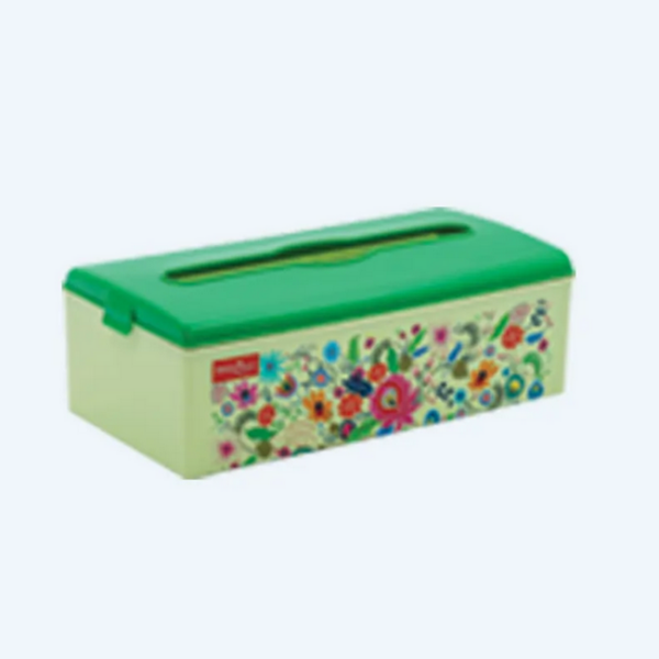 Tempat Tisu / Tissue Plastik Basic Home BTR-1 Sofila Tissue Dispenser (Large), Ukuran 240 x 125 x H 105 mm | Raja Plastik Indonesia