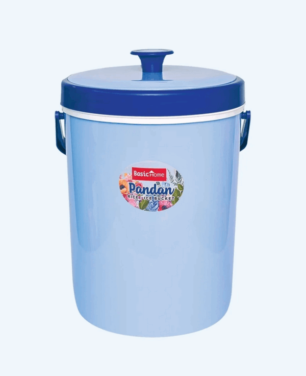 Termos Nasi / Es Plastik Basic Home BHI-2 Pandan Rice/Ice Bucket 17 Ukuran 280 x 295 x 395 mm | Raja Plastik Indonesia