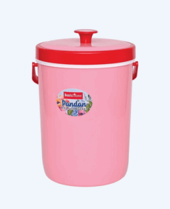 Termos Nasi / Es Plastik Basic Home BHI-2 Pandan Rice/Ice Bucket 17 Ukuran 280 x 295 x 395 mm | Raja Plastik Indonesia