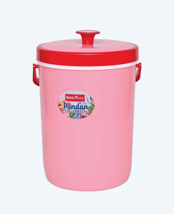Termos Nasi / Es Plastik Basic Home BHI-2 Pandan Rice/Ice Bucket 17 Ukuran 280 x 295 x 395 mm | Raja Plastik Indonesia