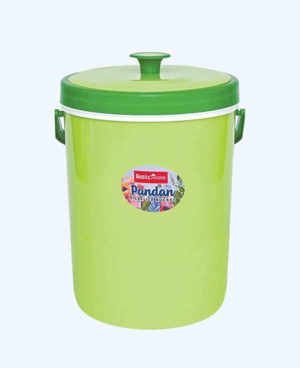 Termos Nasi / Es Plastik Basic Home BHI-2 Pandan Rice/Ice Bucket 17 Ukuran 280 x 295 x 395 mm | Raja Plastik Indonesia