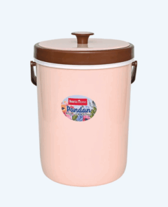 Termos Nasi / Es Plastik Basic Home BHI-2 Pandan Rice/Ice Bucket 17 Ukuran 280 x 295 x 395 mm | Raja Plastik Indonesia