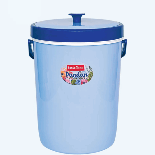 Termos Nasi / Es Plastik Basic Home BHI-4 Pandan Rice/Ice Bucket 30 Ukuran 365 x 390 x 505 mm | Raja Plastik Indonesia