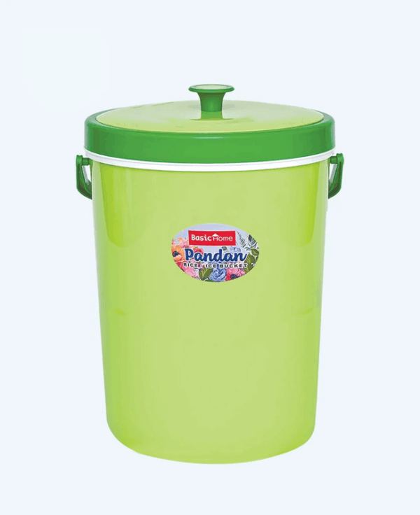 Termos Nasi / Es Plastik Basic Home BHI-4 Pandan Rice/Ice Bucket 30 Ukuran 365 x 390 x 505 mm | Raja Plastik Indonesia