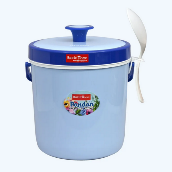 Termos Nasi / Es Plastik Basic Home BHI-5 Pandan Rice/Ice Bucket 6 Ukuran 250 x 230 x H 270 mm | Raja Plastik Indonesia