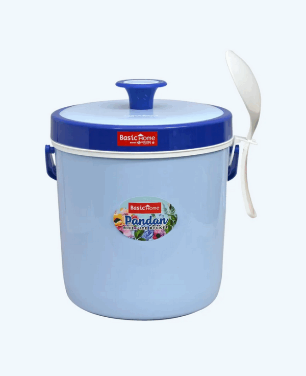 Termos Nasi / Es Plastik Basic Home BHI-5 Pandan Rice/Ice Bucket 6 Ukuran 250 x 230 x H 270 mm | Raja Plastik Indonesia