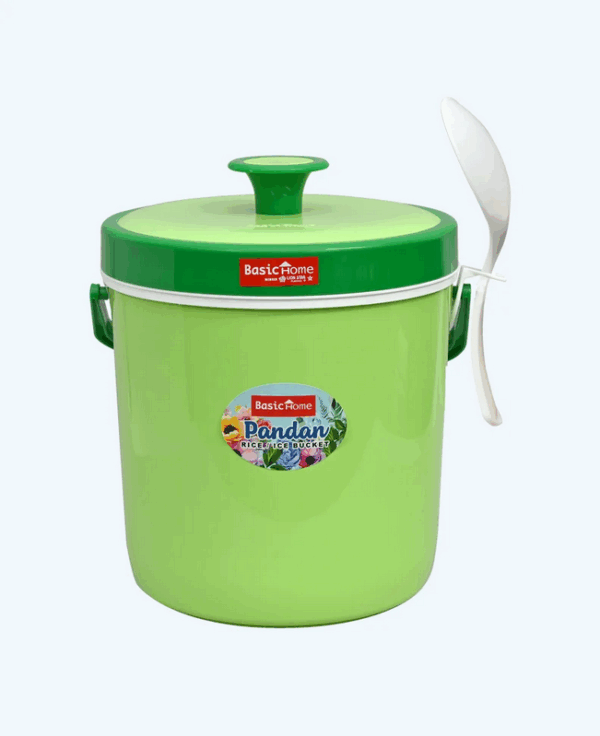 Termos Nasi / Es Plastik Basic Home BHI-5 Pandan Rice/Ice Bucket 6 Ukuran 250 x 230 x H 270 mm | Raja Plastik Indonesia