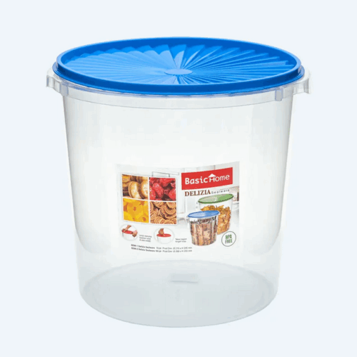 Toples Plastik Serbaguna 10 Liter Basic Home BSW-2 Delizia Sealware, Ukuran Ø 260 x 255 mm | Raja Plastik Indonesia