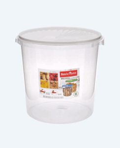 Toples Plastik Serbaguna 10 Liter Basic Home BSW-2 Delizia Sealware, Ukuran Ø 260 x 255 mm | Raja Plastik Indonesia