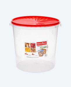 Toples Plastik Serbaguna 10 Liter Basic Home BSW-2 Delizia Sealware, Ukuran Ø 260 x 255 mm | Raja Plastik Indonesia