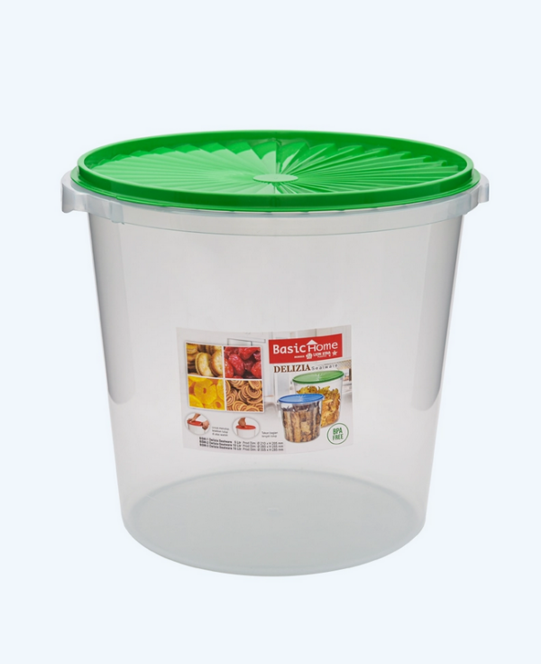 Toples Plastik Serbaguna 16 Liter Basic Home BSW-3 Delizia Sealware, Ukuran Ø 305 x H 285 mm | Raja Plastik Indonesia