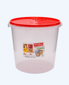 Toples Plastik Serbaguna 16 Liter Basic Home BSW-3 Delizia Sealware, Ukuran Ø 305 x H 285 mm | Raja Plastik Indonesia