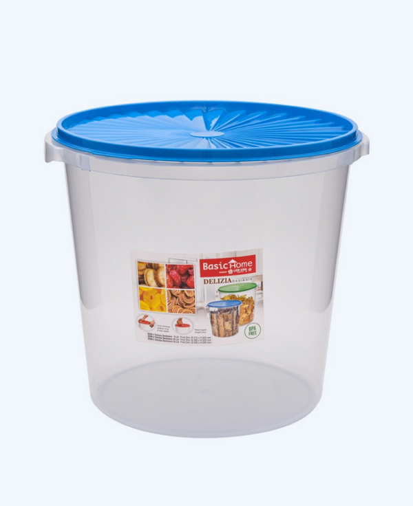Toples Plastik Serbaguna 16 Liter Basic Home BSW-3 Delizia Sealware, Ukuran Ø 305 x H 285 mm | Raja Plastik Indonesia