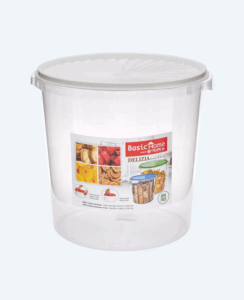 Toples Plastik Serbaguna 5 Liter Basic Home BSW-1 Delizia Sealware, Ukuran Ø 210 x 205 mm | Raja Plastik Indonesia