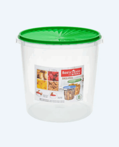 Toples Plastik Serbaguna 5 Liter Basic Home BSW-1 Delizia Sealware, Ukuran Ø 210 x 205 mm | Raja Plastik Indonesia