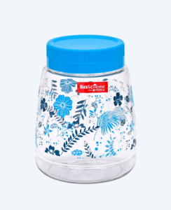 Toples Plastik Wadah Makanan Basic Home BPT-1 Gulali Jar 1250 ml, Ukuran Ø 120 x H 156 mm | Raja Plastik Indonesia