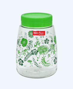 Toples Plastik Wadah Makanan Basic Home BPT-2 Gulali Jar 1500 ml, Ukuran Ø 122 x H 175 mm | Raja Plastik Indonesia