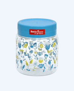 Toples Plastik Wadah Makanan Basic Home BPT-3 Gulali Jar 750 ml, Ukuran Ø 100 x H 117 mm | Raja Plastik Indonesia