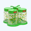 Toples Plastik Wadah Makanan Basic Home BPT-6 Gulali Jar Set With Tray 1000 ml, Ukuran 227 x 227 x 180 mm | Raja Plastik Indonesia