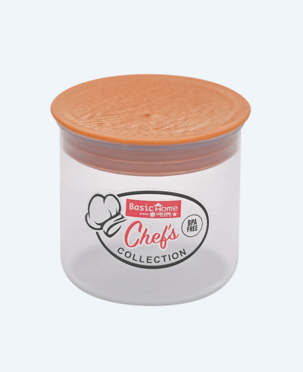 Toples Plastik Wadah Penyimpanan Makanan Basic Home BKS-1 Essens Pot 300 ml Walnut (2) Toples Plastik Wadah Penyimpanan Makanan Basic Home BKS-1 Essens Pot 300 ml Walnut Ukuran Ø 89 x H 80.5 mm | Raja Plastik Indonesia