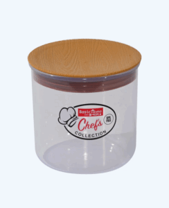 Toples Plastik Wadah Penyimpanan Makanan Basic Home BKS-4 Essens Pot 700 ml, Ukuran Ø 107 X H 103 mm | Raja Plastik Indonesia