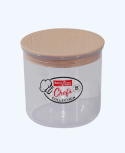 Toples Plastik Wadah Penyimpanan Makanan Basic Home BKS-4 Essens Pot 700 ml, Ukuran Ø 107 X H 103 mm | Raja Plastik Indonesia