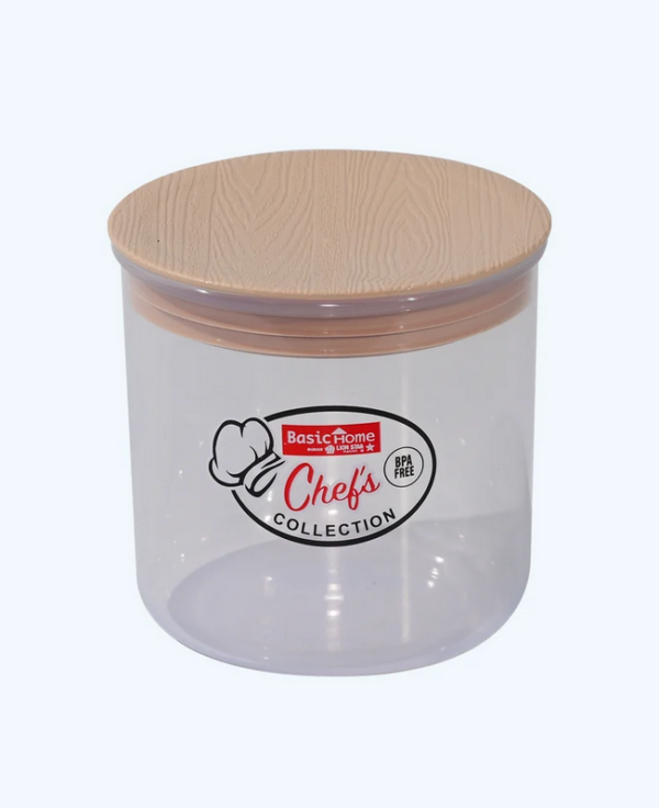 Toples Plastik Wadah Penyimpanan Makanan Basic Home BKS-4 Essens Pot 700 ml, Ukuran Ø 107 X H 103 mm | Raja Plastik Indonesia