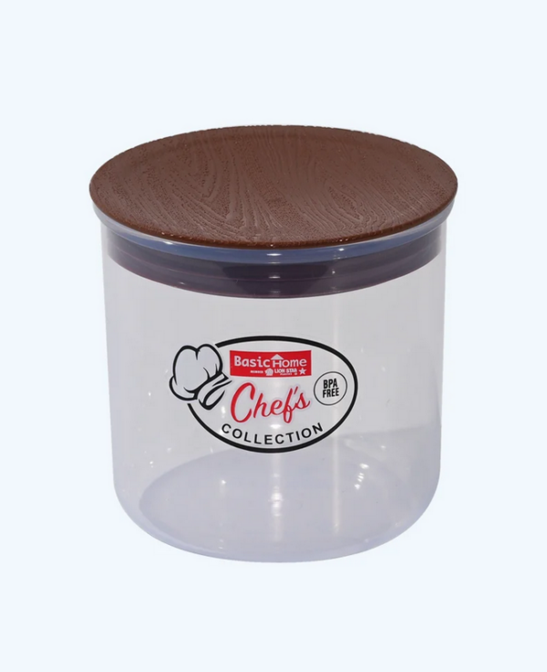 Toples Plastik Wadah Penyimpanan Makanan Basic Home BKS-4 Essens Pot 700 ml, Ukuran Ø 107 X H 103 mm | Raja Plastik Indonesia