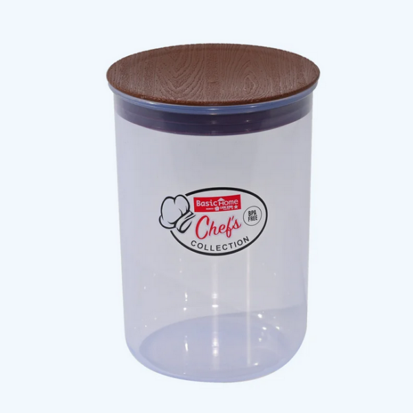 Toples Plastik Wadah Penyimpanan Makanan Basic Home BKS-5 Essens Pot 1000 ml (1) Toples Plastik Wadah Penyimpanan Makanan Basic Home BKS-5 Essens Pot 1000 ml, Ukuran Ø 107 x H 153 mm | Raja Plastik Indonesia