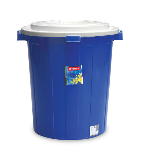 Ember Plastik Besar 12 Galon Tutup Lion Star PC-10 Pail with Cover, Ukuran Ø 430 x H 505 mm | Raja Plastik Indonesia
