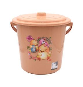 Ember Plastik Besar Tutup Lion Star E-7 Elegant Pail 6 Gallons with Cover, Ukuran Ø 390 x H 360 mm | Raja Plastik Indonesia