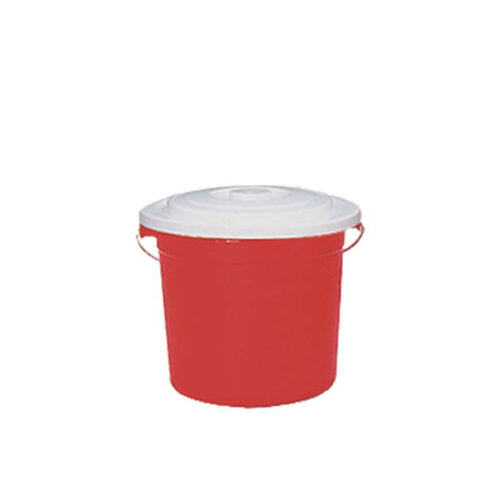 Ember Plastik Kecil Tutup 1 Galon Lion Star PC-1 Pail with Cover, Ukuran Ø 215 x H 165 mm | Raja Plastik Indonesia