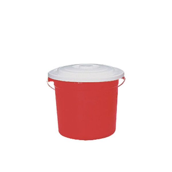 Ember Plastik Kecil Tutup 1 Galon Lion Star PC-1 Pail with Cover, Ukuran Ø 215 x H 165 mm | Raja Plastik Indonesia