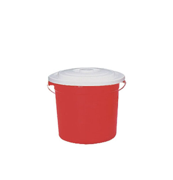 Ember Plastik Kecil Tutup 1 Galon Lion Star PC-1 Pail with Cover, Ukuran Ø 215 x H 165 mm | Raja Plastik Indonesia