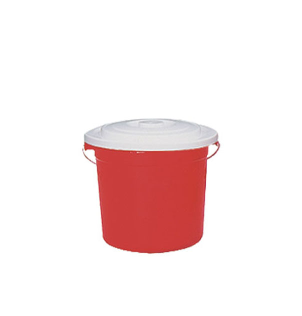 Ember Plastik Kecil Tutup 1 Galon Lion Star PC-1 Pail with Cover, Ukuran Ø 215 x H 165 mm | Raja Plastik Indonesia