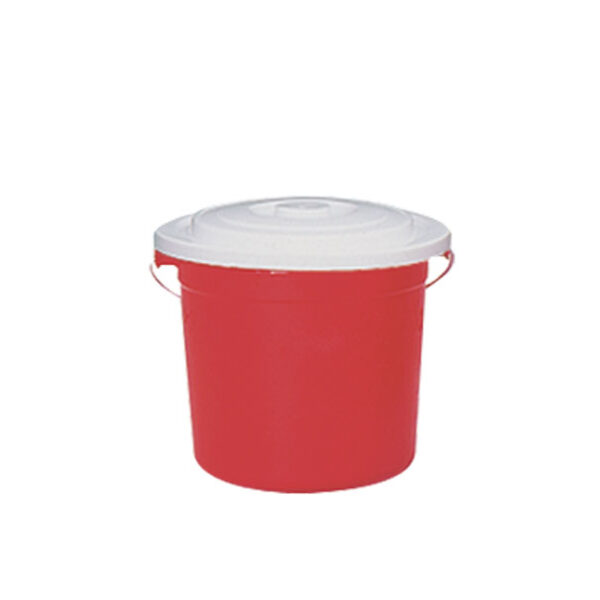 Ember Plastik Kecil Tutup 1,25 Galon Lion Star PC-12 Pail with Cover, Ukuran Ø 225 x H 185 mm | Raja Plastik Indonesia