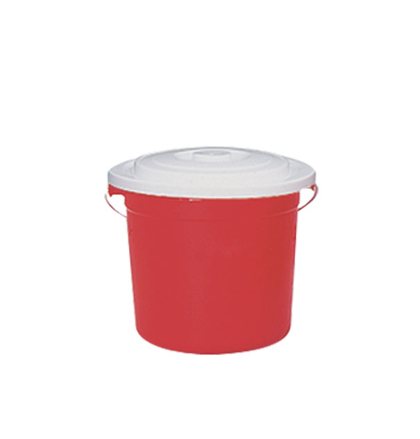 Ember Plastik Kecil Tutup 1,25 Galon Lion Star PC-12 Pail with Cover, Ukuran Ø 225 x H 185 mm | Raja Plastik Indonesia