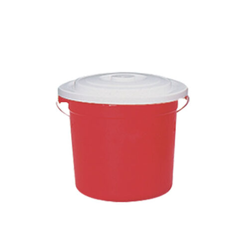 Ember Plastik Kecil Tutup 1,5 Galon Lion Star PC-13 Pail with Cover, Ukuran Ø 235 x H 205 mm | Raja Plastik Indonesia