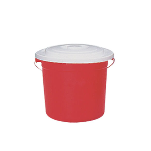 Ember Plastik Kecil Tutup 1,5 Galon Lion Star PC-13 Pail with Cover, Ukuran Ø 235 x H 205 mm | Raja Plastik Indonesia